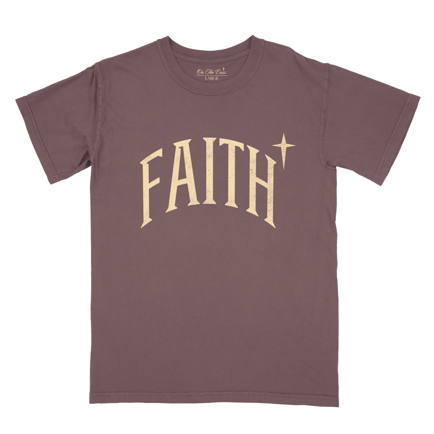 Faith Tee- Mahogany