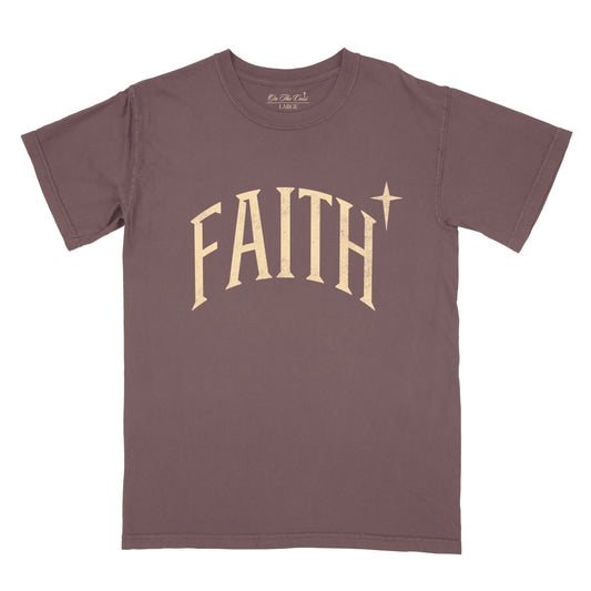 Faith Tee- Mahogany